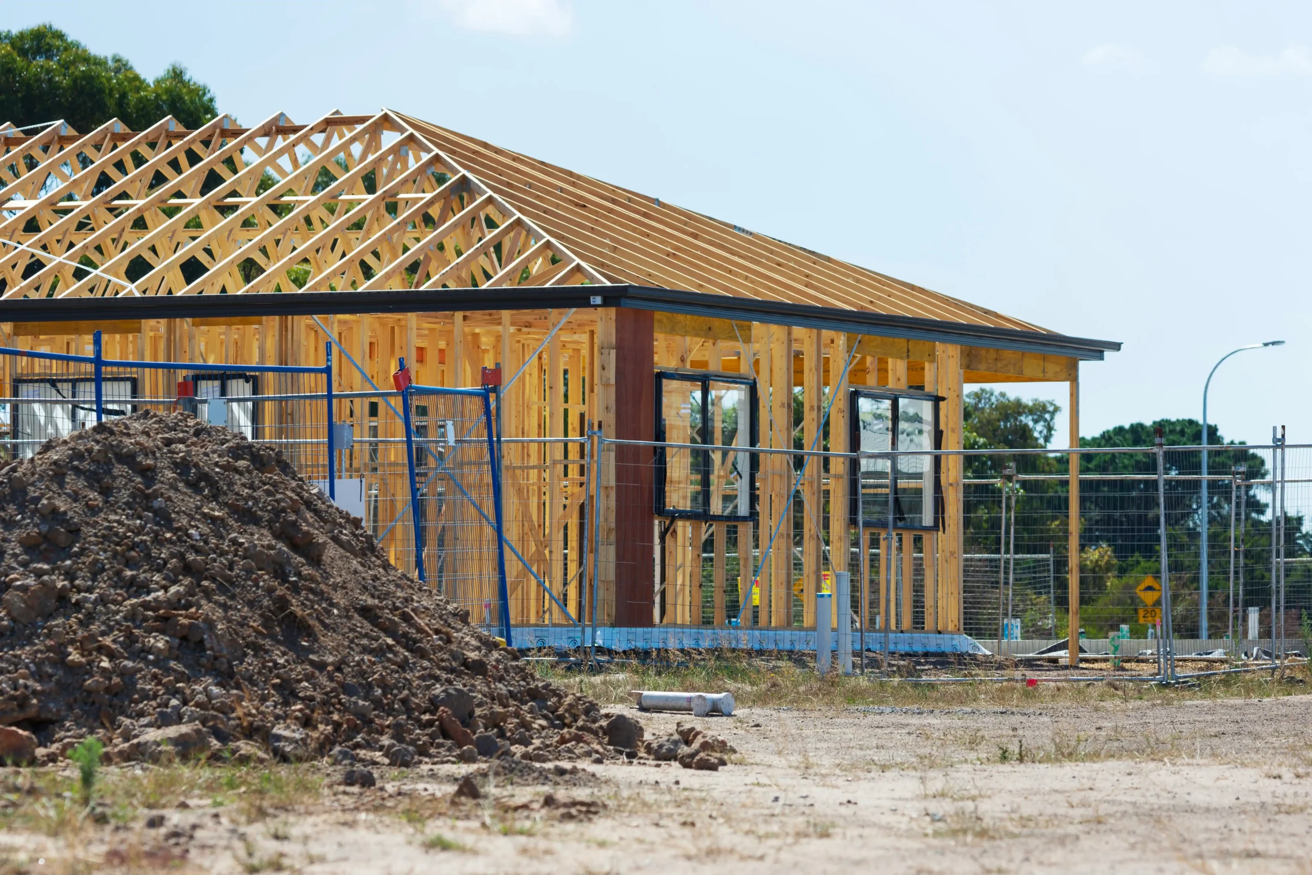 Residential timber framing completed in Canberra